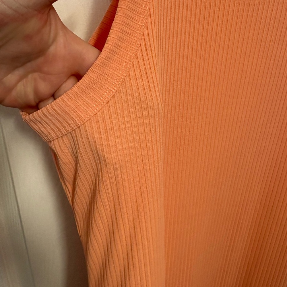 New w/o tags Sleeveless Coral Midi Dress - Picture 2 of 7